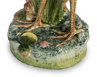 A Continental Majolica Pelican Umbrella Stand in the Manner of Joseph Holdcroft — 19th Century