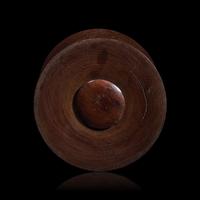 A Chinese Huanghuali Brush Pot, Qing Dynasty to Republic 晚清民國 黃花梨筆筒一件