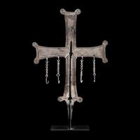 A Byzantine Silver Processional Cross