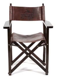 Mt. Kenya Safari Club Chair and Pillow Height 35 inches. — 20TH CENTURY