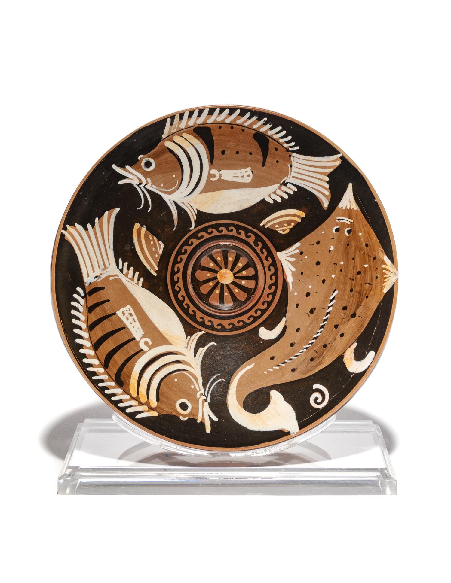 An Apulian Red-Figured Fish Plate