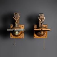 Wall sconces, pair, c. 1906