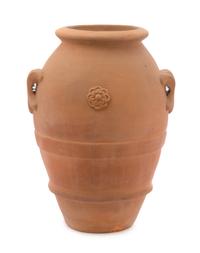 An Italian Terra Cotta Oil Jar Height 20 inches. — 20TH CENTURY