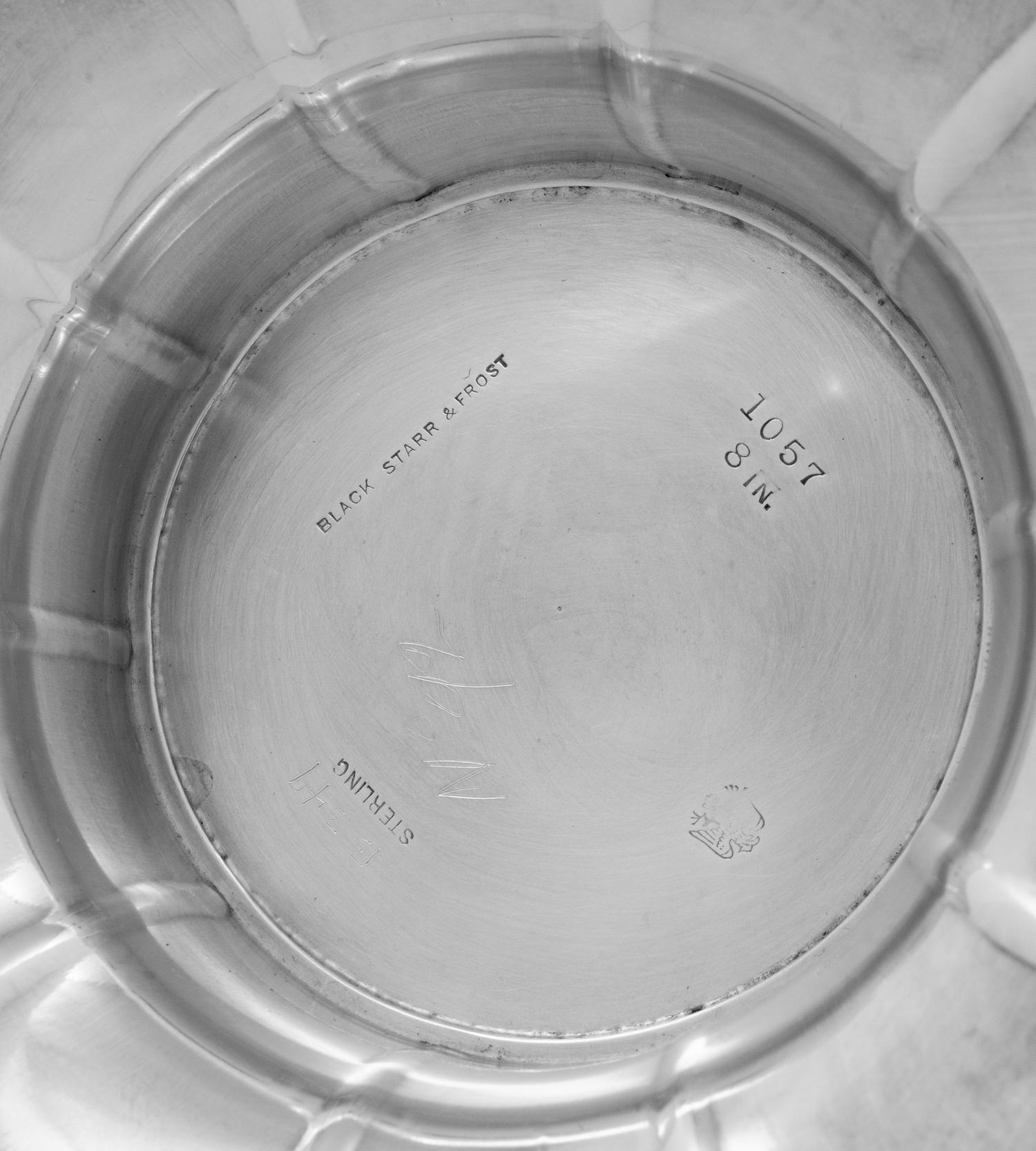 A Pair of American Silver Sweetmeat Dishes