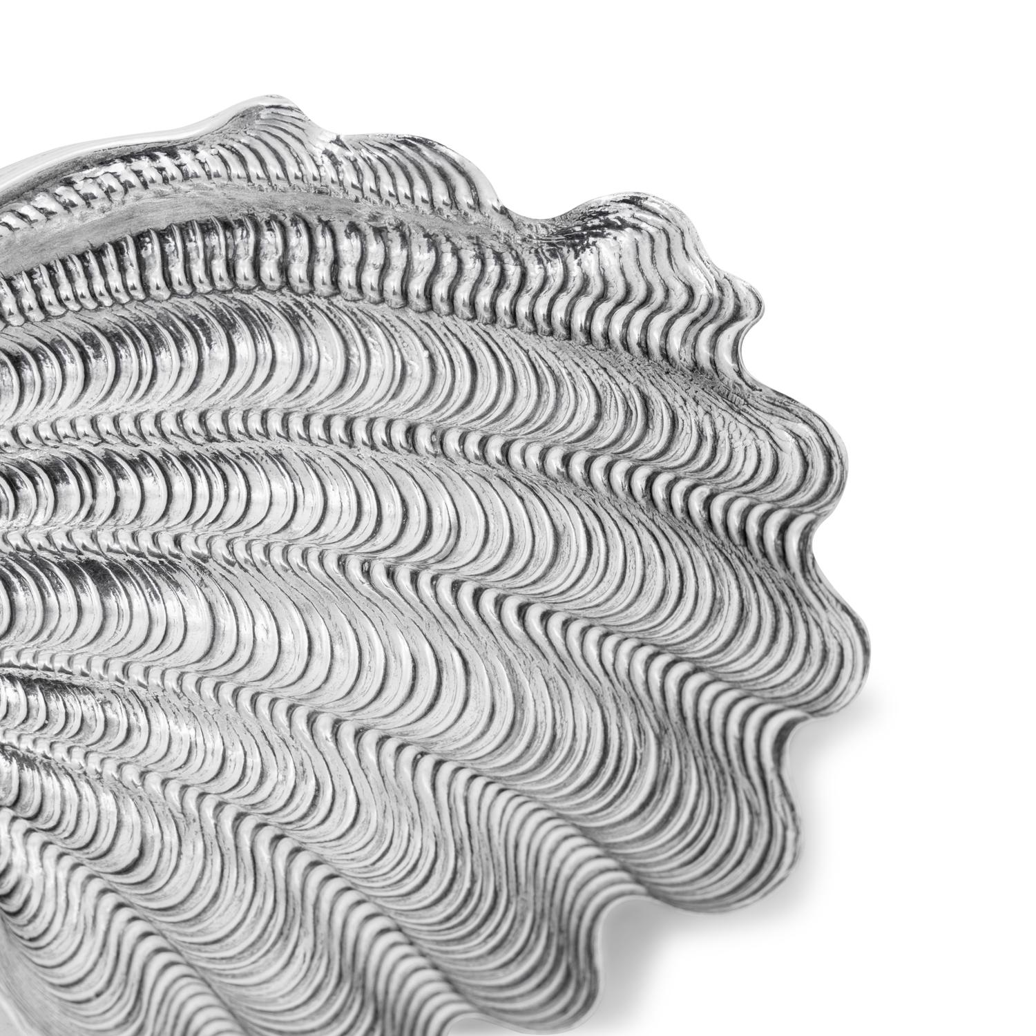 A Buccellati Silver Shell Form Dish