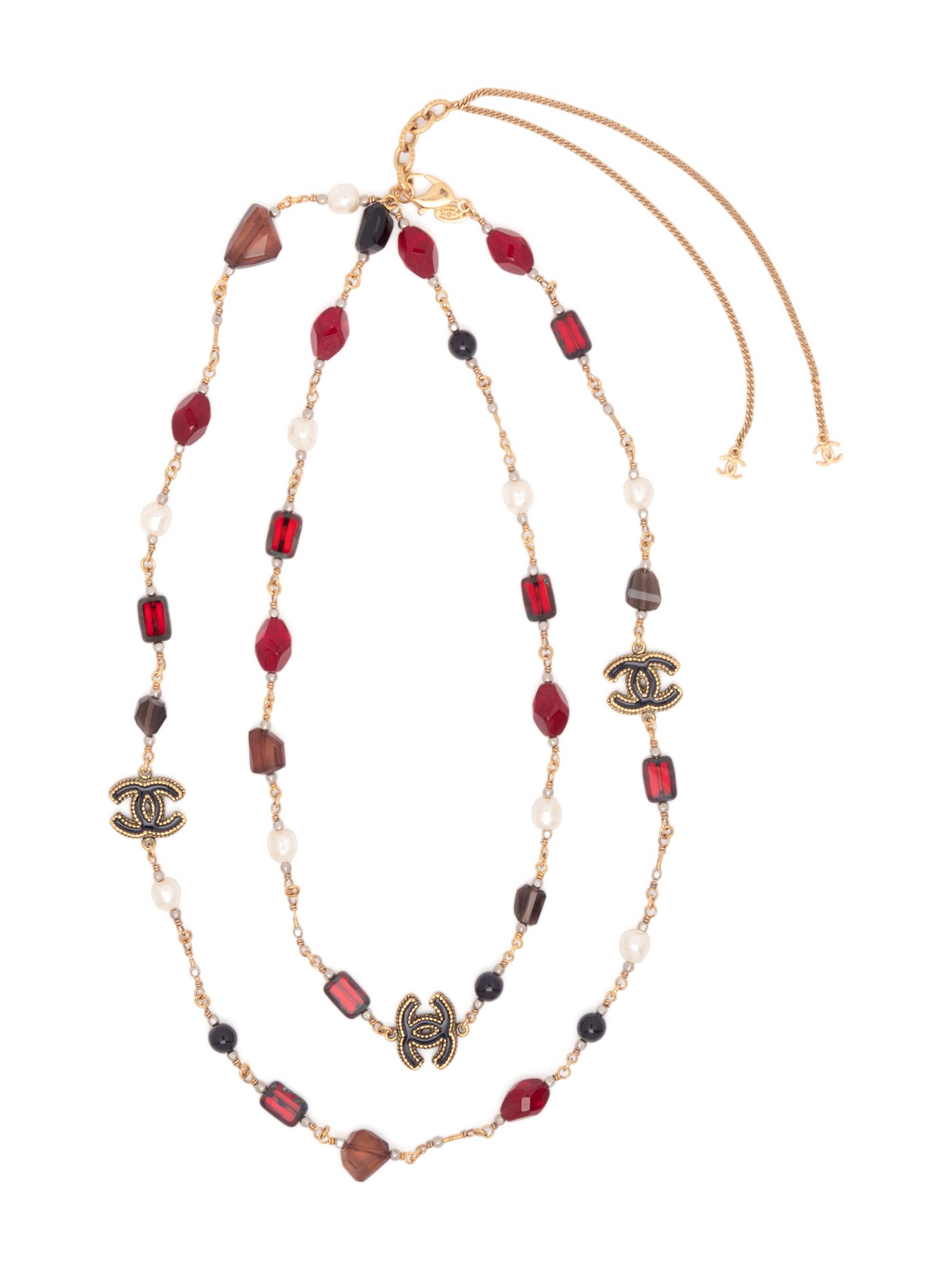 Chanel Stone and Chain Necklace, Fall 2011