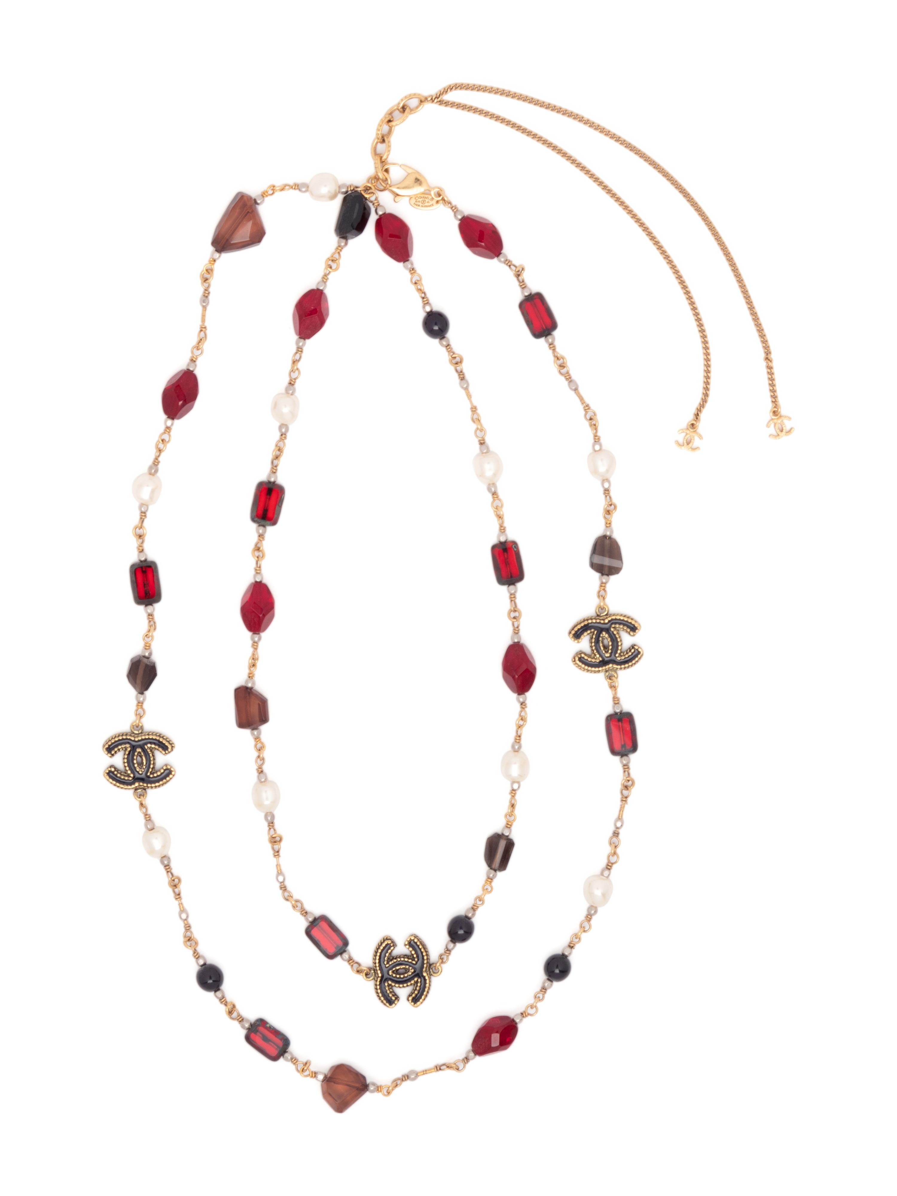 Chanel Stone and Chain Necklace, Fall 2011
