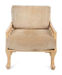 A John Hutton Egyptian Revival Thebes Chair — LAST QUARTER 20TH CENTURY