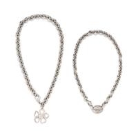 A Collection of Sterling Silver Necklaces, Tiffany & Co., 72.10 dwts.