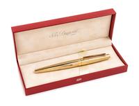 An S.T. Dupont Gold-Plated Ellipsis Fountain Pen