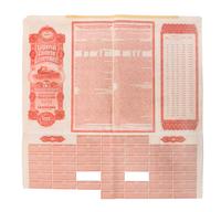 Four Chinese Paper Bonds Largest 21 1/4 x 14 1/2. — EARLY 20TH CENTURY