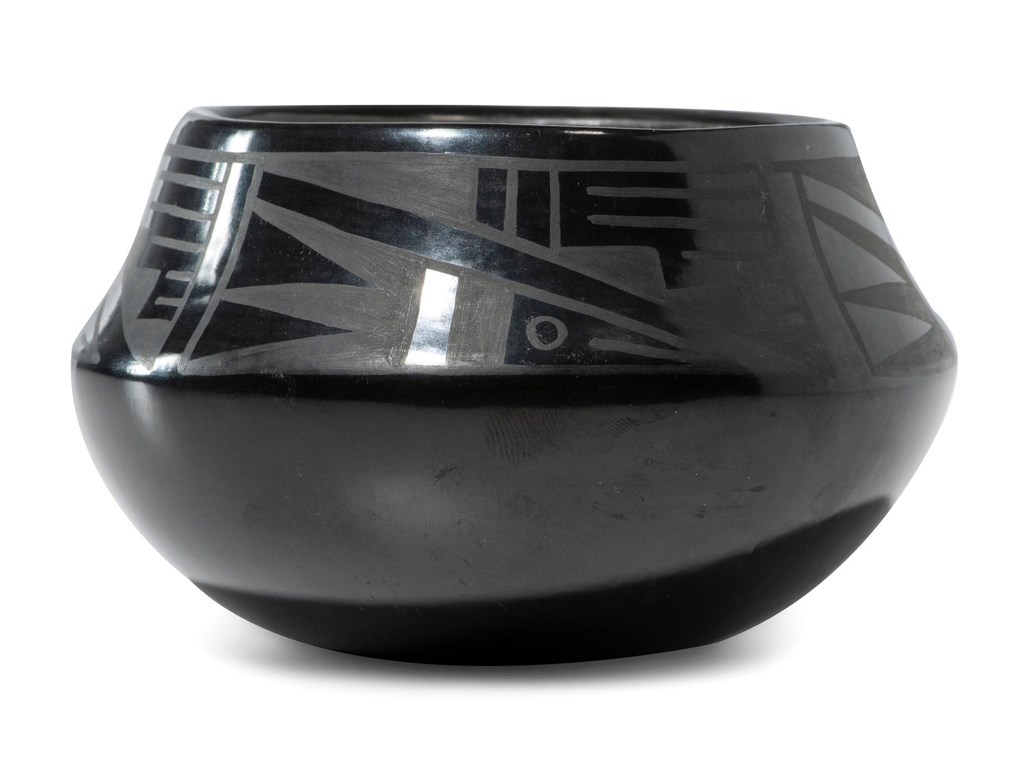 Blackware Pottery Jar