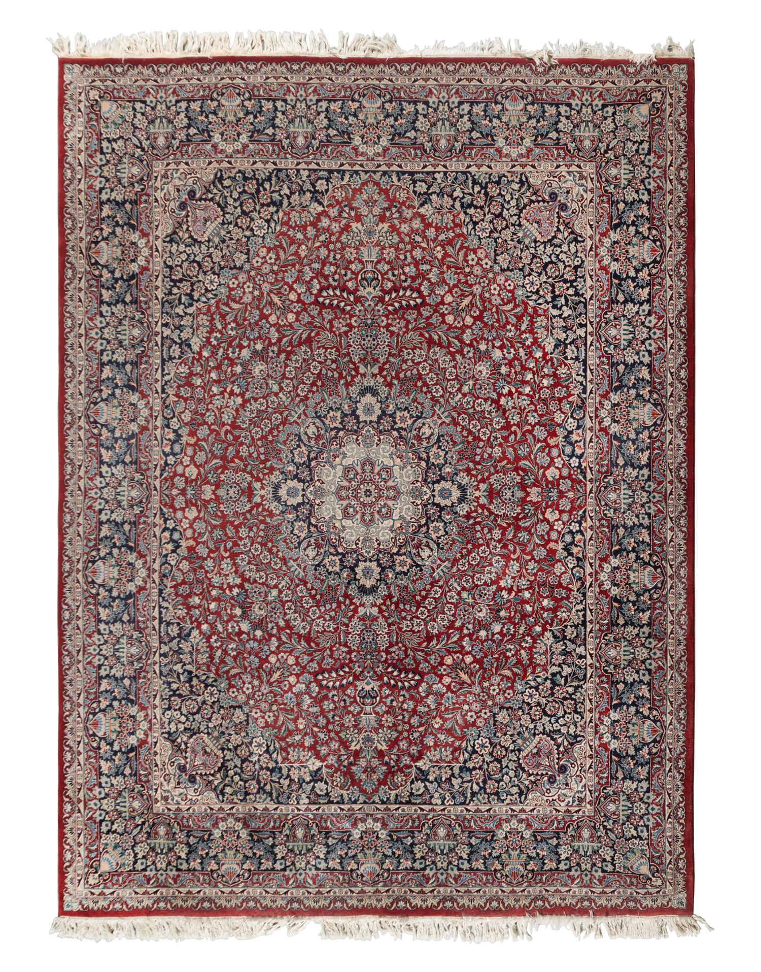 A Qom Wool Rug
