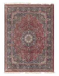 A Qom Wool Rug