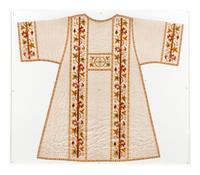 A Pair of Framed Embroidered Vestments