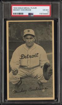 A 1934 Gold Medal Flour Mickey Cochrane Baseball Card (PSA 4 VG-EX)