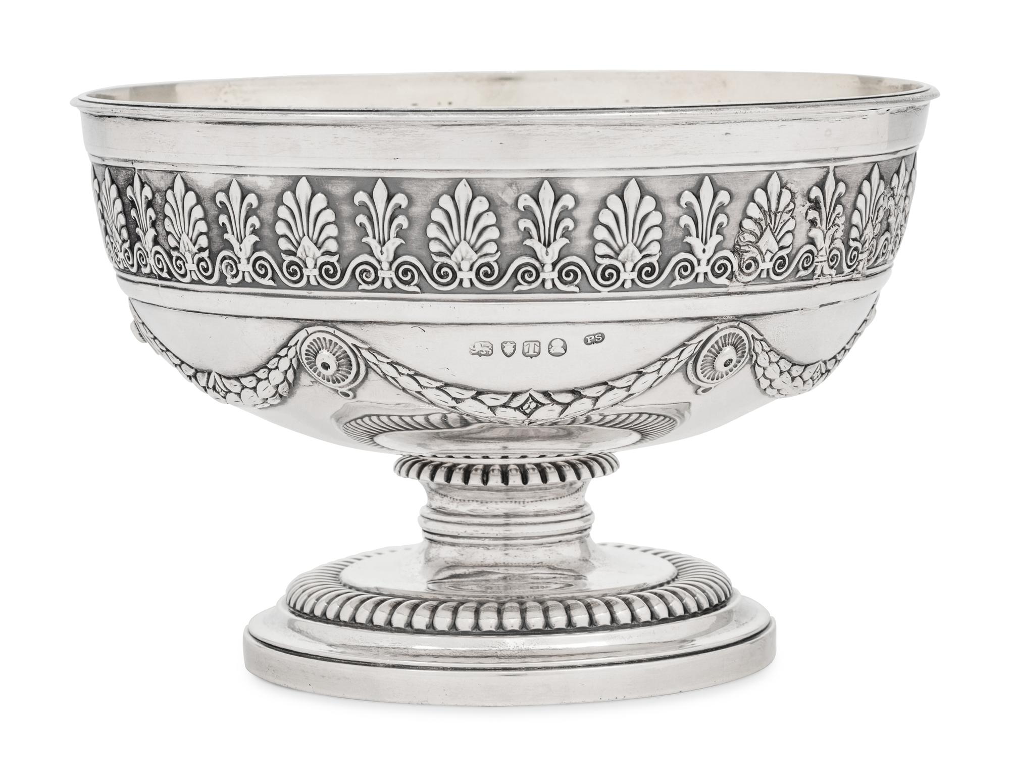A Paul Storr Silver Fruit Bowl