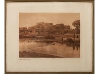 [NATIVE AMERICANS]. CURTIS, Edward (1868-1952). North Pueblo at Taos. (Plate 546, portfolio 16).