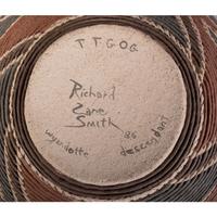 Corrugated Polychrome Pottery Jar
