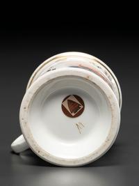 A Paddlewheel Boat Captain's Porcelain Occupational Shaving Mug
