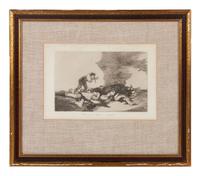 Two plates from Los desastres de la guerra