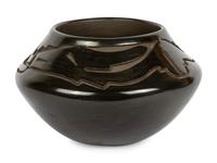 Blackware Pottery Jar