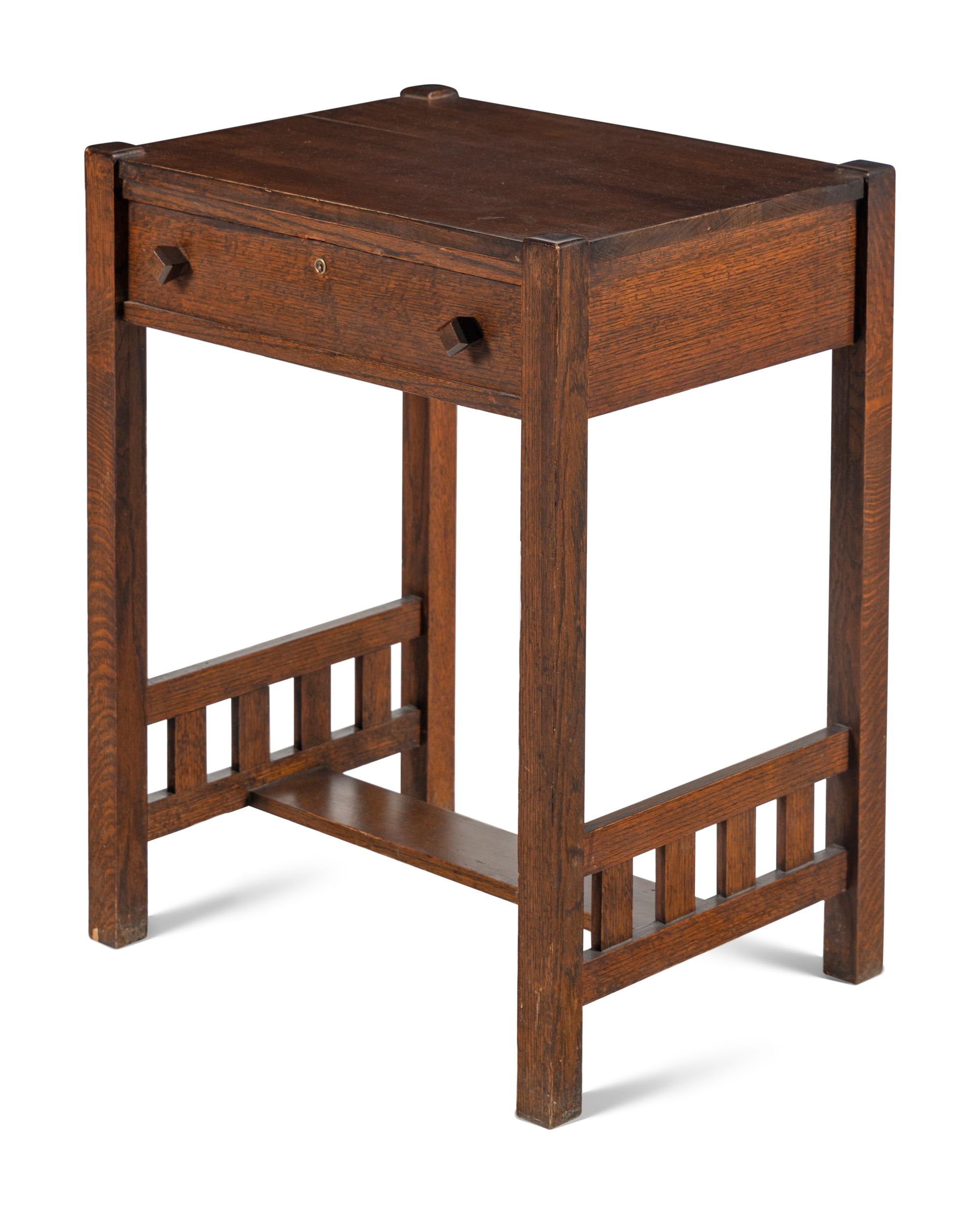 An Arts and Crafts Oak Side Table
