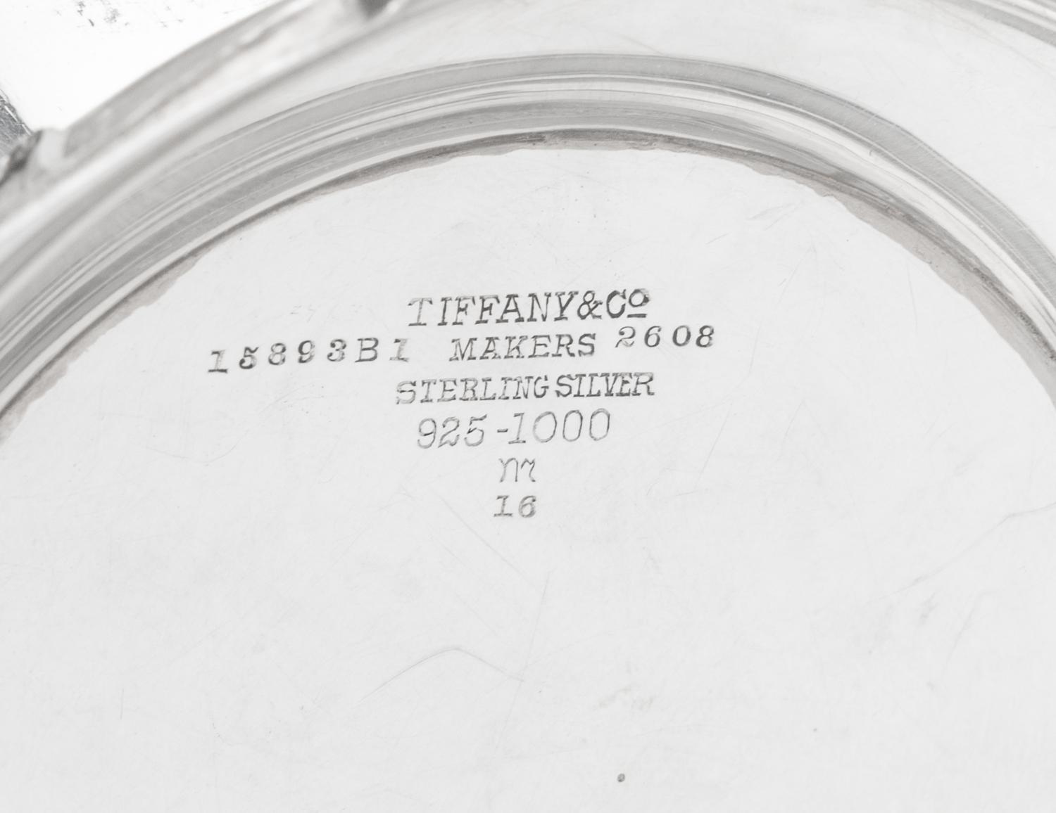 A Tiffany and Co. Silver and Horn Tyg