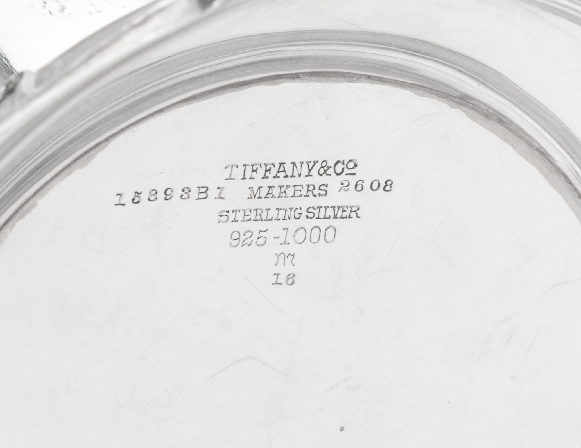 A Tiffany and Co. Silver and Horn Tyg