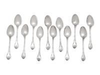 Twelve American Silver Spoons