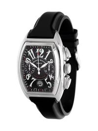 FRANCK MULLER, STAINLESS STEEL REF. 8005 CC 'CONQUISTADOR' CHRONOGRAPH WRISTWATCH
