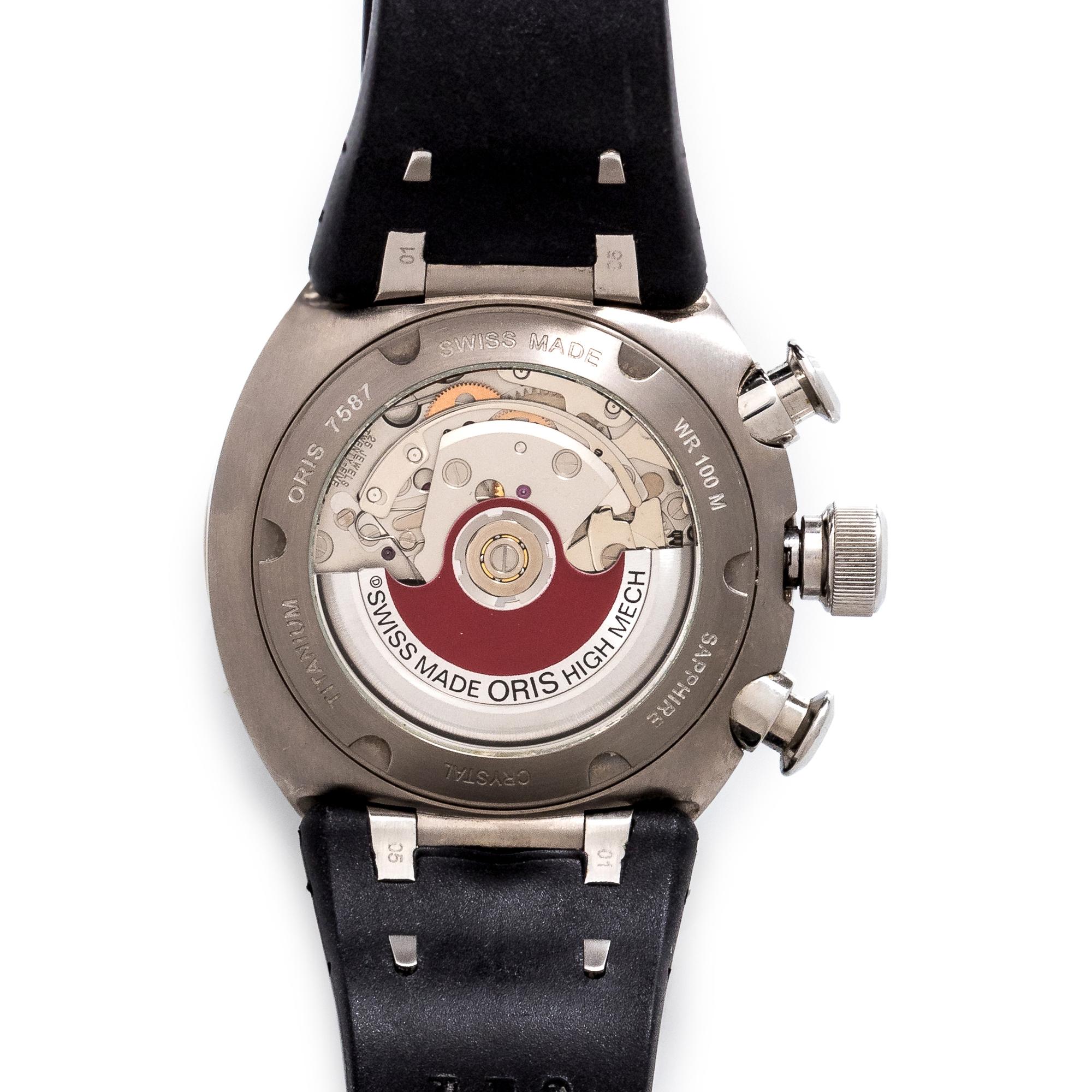 Oris, Limited Edition Titanium Ref. 7587 'Williams TT3' Chronograph Wristwatch