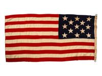 [FLAGS]. 13-star American flag. Ca late 19th-early 20th century.