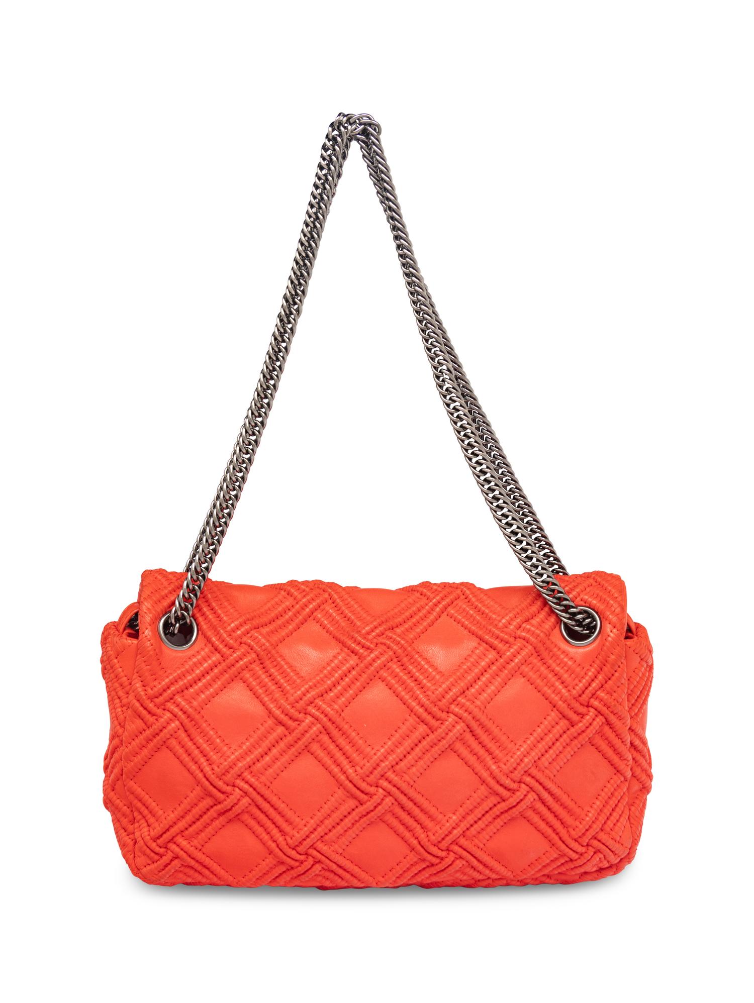 Chanel Walk of Fame Flap Bag in Coral Lambskin