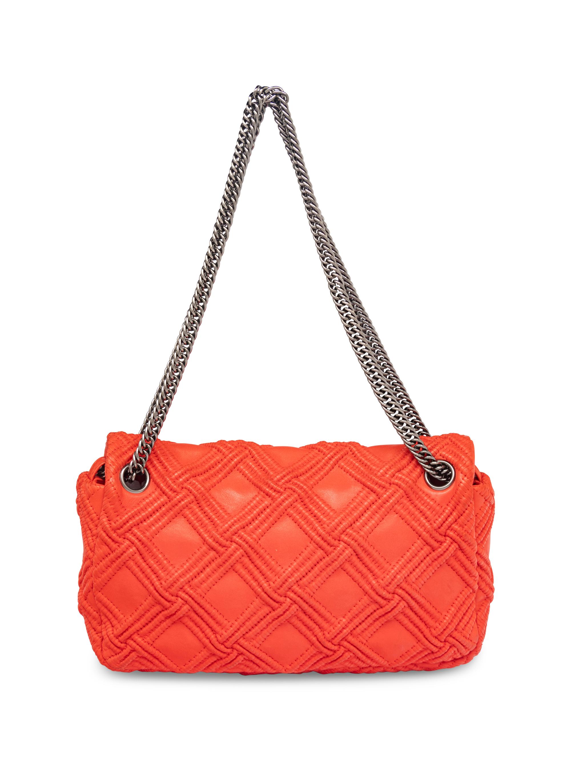 Chanel Walk of Fame Flap Bag in Coral Lambskin