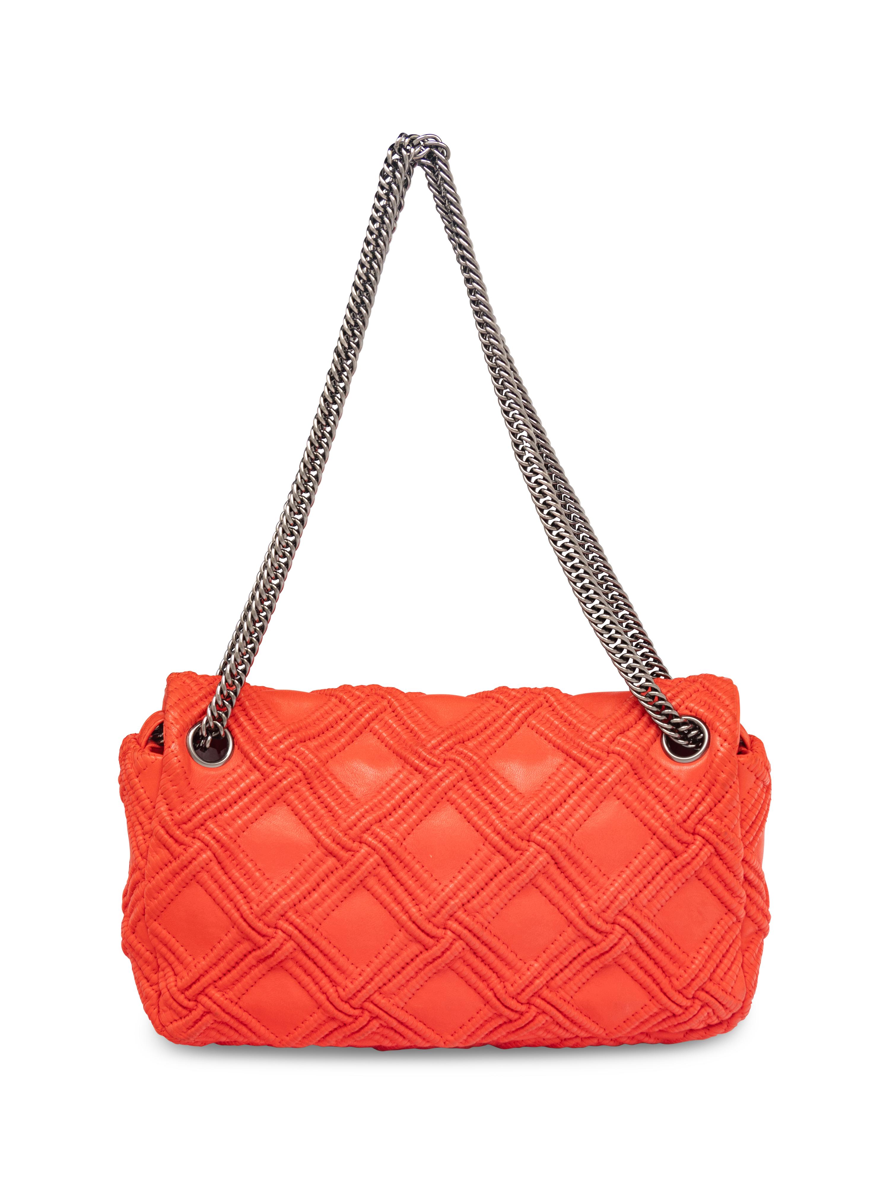 Chanel Walk of Fame Flap Bag in Coral Lambskin