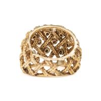 Turquoise, Ruby, and Yellow Gold Ring