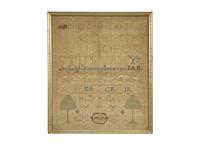 A Group of Three Needlework Samplers, Pennsylvania and New Jersey, 18th and 19th Century