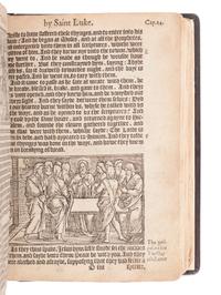 [BIBLE, in English]. The New Testament of our Sauiour Iesus Christe, faithfully translated out of the Greke, with the notes and expositions of the darke places therein . London: Richard Jugge, [1566].