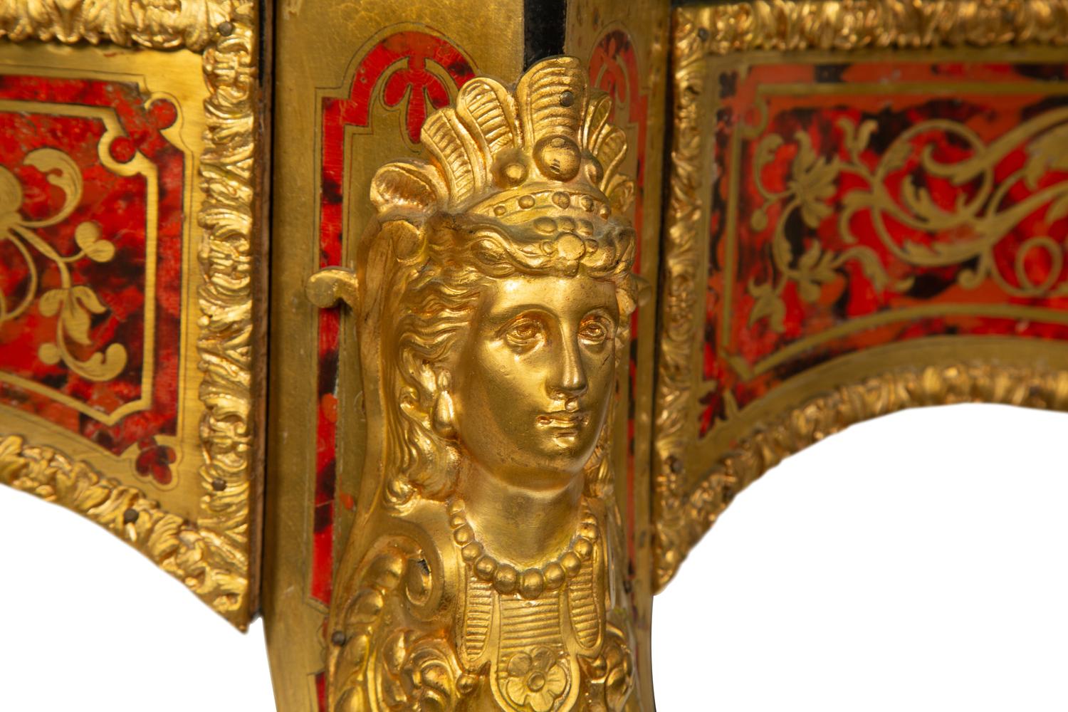 A Napolean III Style Gilt Metal Mounted Boulle Marquetry Center Table — 19TH/20TH CENTURY