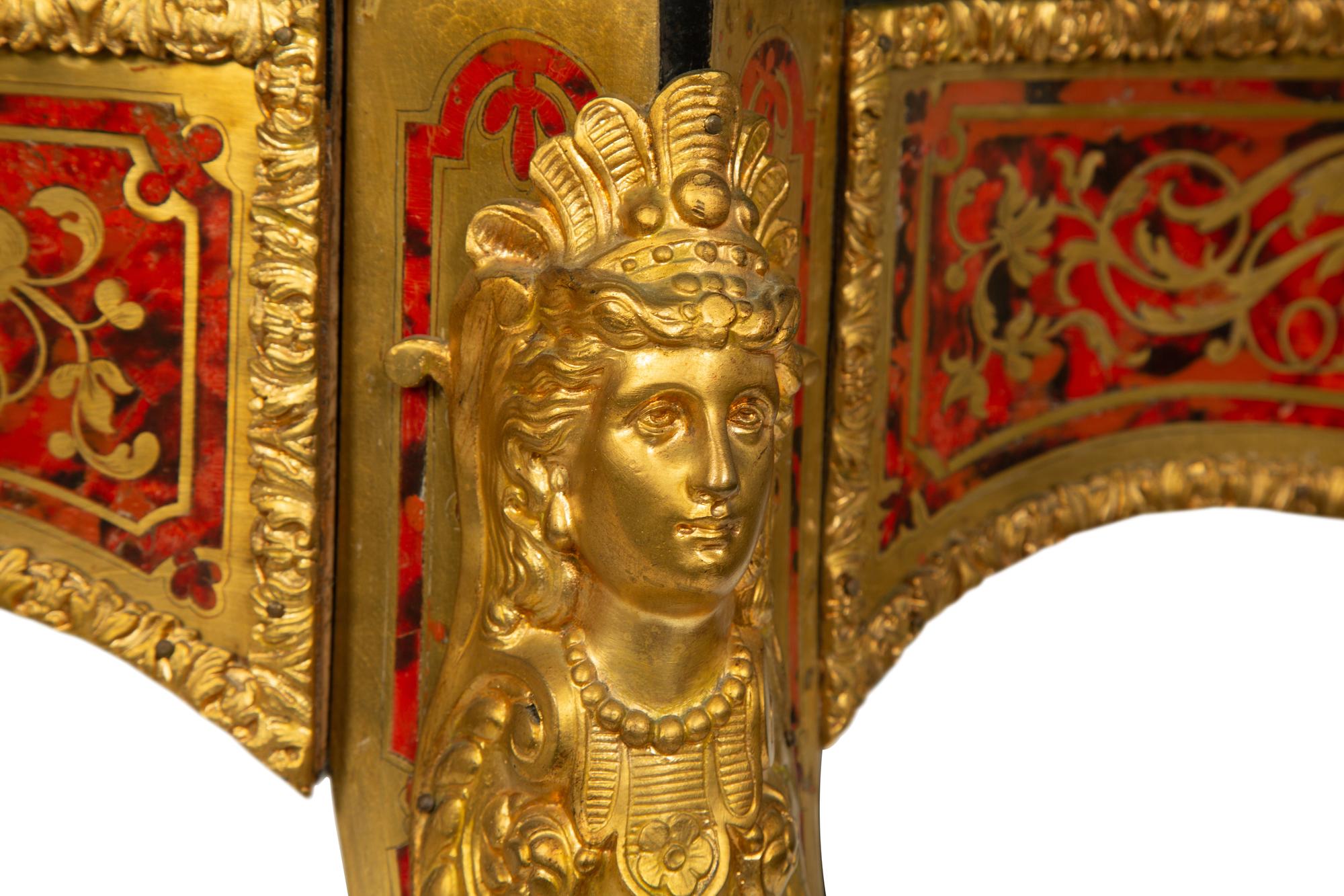 A Napolean III Style Gilt Metal Mounted Boulle Marquetry Center Table — 19TH/20TH CENTURY