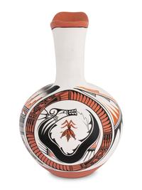 Polychrome Pottery Vase