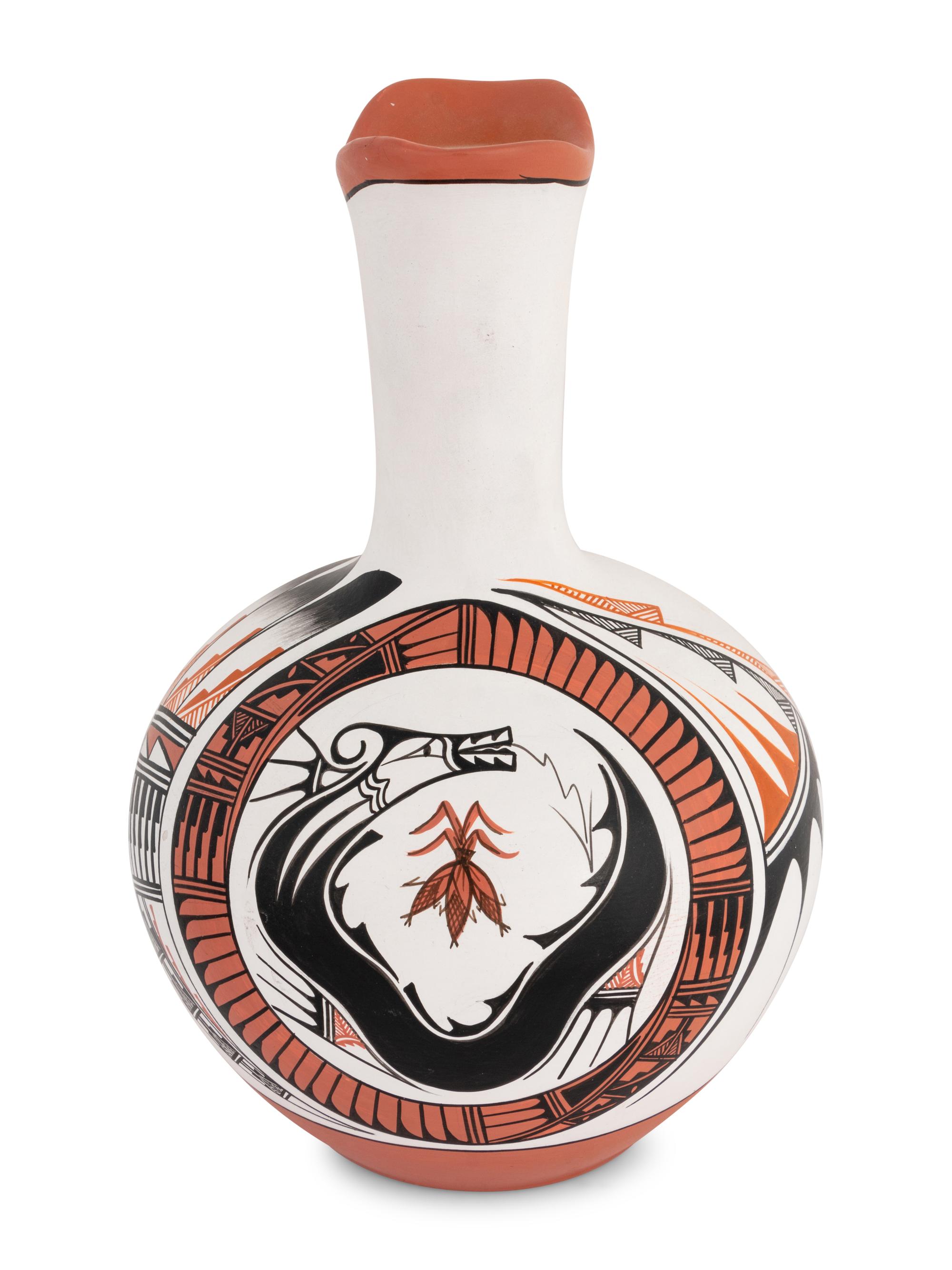 Polychrome Pottery Vase