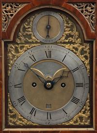 An American Brass-Mounted Mahogany Striking Table Clock