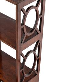 A George III Mahogany and Satinwood Hanging Etagere