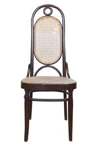 A Set of Six Bentwood and Cane Chairs 17" W x 16.5" D x 44.5" H, seat height 18" — Austria, Circa 1900
