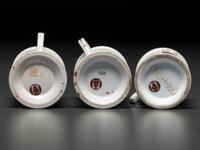 Three Railroad Worker's Porcelain Occupational Shaving Mugs