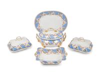 A Group of English Porcelain Tableware