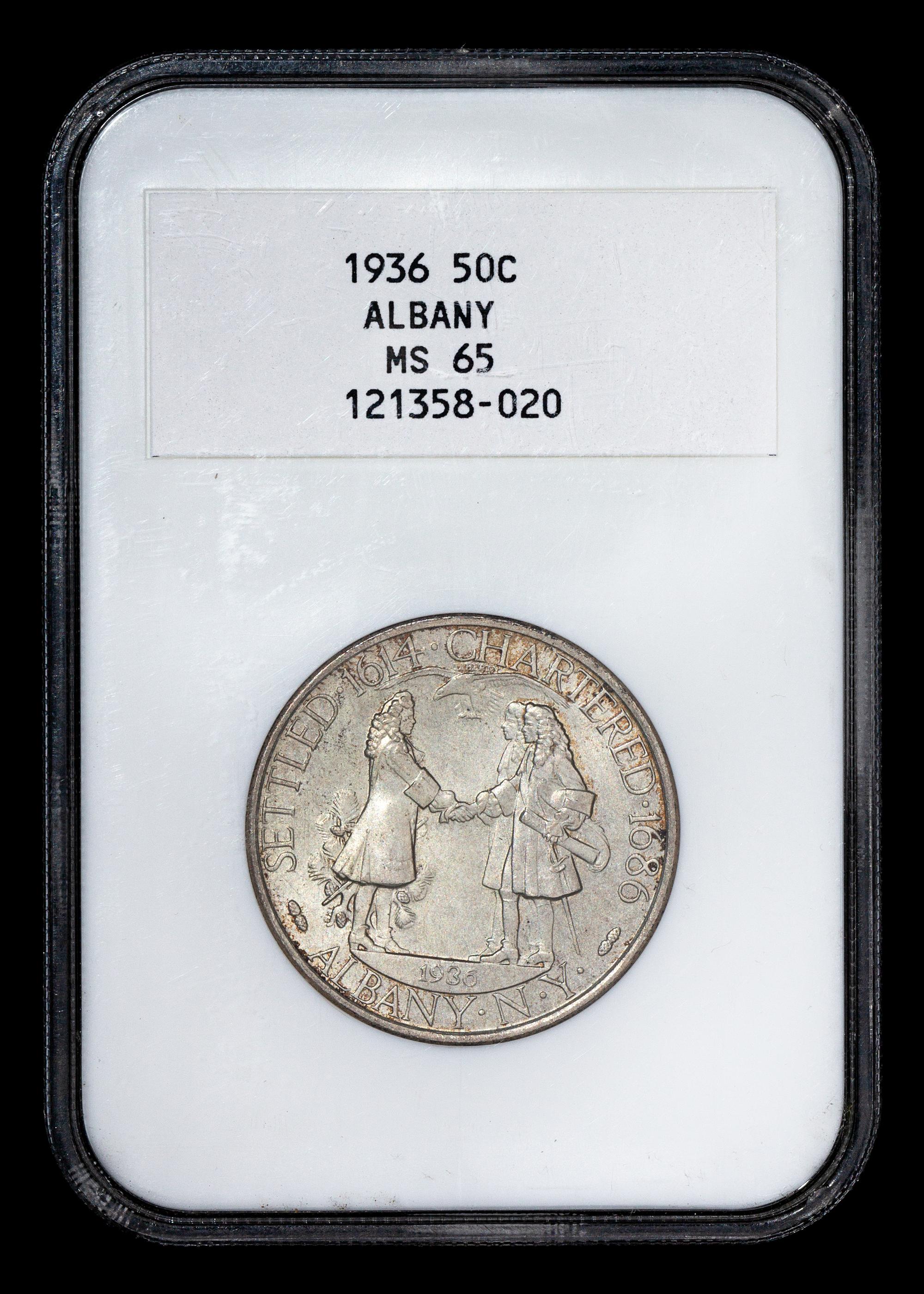 A United States 1936 Albany Commemorative 50c Coin