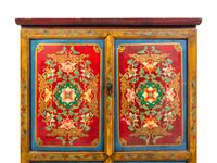 A Tibetan Painted Cabinet